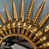 Spanish Sunburst Mirror in Gilt Toleware (2 of 6) Spanish Sunburst Mirror in Gilt Toleware (2 of 6)