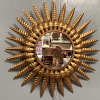 Spanish Sunburst Mirror in Gilt Toleware (3 of 6) Spanish Sunburst Mirror in Gilt Toleware (3 of 6)