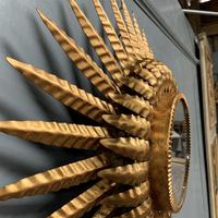 Spanish Sunburst Mirror in Gilt Toleware (6 of 6) Spanish Sunburst Mirror in Gilt Toleware (6 of 6)