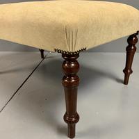 Restored & Upholstered Centre Footstool (5 of 5) Restored & Upholstered Centre Footstool (5 of 5)