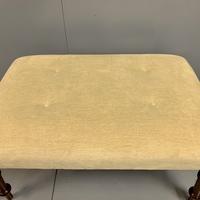 Restored & Upholstered Centre Footstool (2 of 5) Restored & Upholstered Centre Footstool (2 of 5)