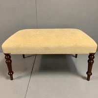 Restored & Upholstered Centre Footstool (4 of 5) Restored & Upholstered Centre Footstool (4 of 5)