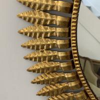 Sunburst Mirror in Gilt Metal (6 of 6) Sunburst Mirror in Gilt Metal (6 of 6)