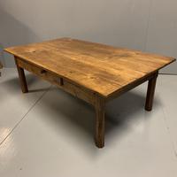 Antique French Cherry Coffee Table with Drawer (2 of 7) Antique French Cherry Coffee Table with Drawer (2 of 7)