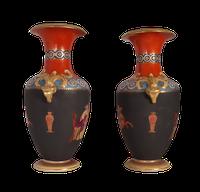 Pair of Pratt Vases (2 of 5) Pair of Pratt Vases (2 of 5)