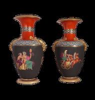 Pair of Pratt Vases (3 of 5) Pair of Pratt Vases (3 of 5)