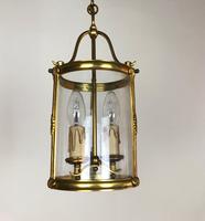 French Gilt Bronze Twin Light Hall Lantern (4 of 7) French Gilt Bronze Twin Light Hall Lantern (4 of 7)