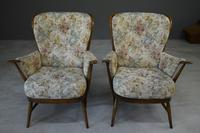 Pair of Vintage Retro Ercol Armchairs Chairs (4 of 12) Pair of Vintage Retro Ercol Armchairs Chairs (4 of 12)