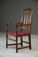 Early 20th Century Oak Carver Chair (7 of 10) Early 20th Century Oak Carver Chair (7 of 10)