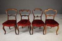 4 Victorian Mahogany & Rosewood Dining Chairs (3 of 12) 4 Victorian Mahogany & Rosewood Dining Chairs (3 of 12)