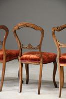 4 Victorian Mahogany & Rosewood Dining Chairs (8 of 12) 4 Victorian Mahogany & Rosewood Dining Chairs (8 of 12)