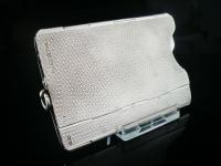 Collapsable Folding Silver Card Case, Birmingham 1920, Deakin & Francis Ltd (2 of 12) Collapsable Folding Silver Card Case, Birmingham 1920, Deakin & Francis Ltd (2 of 12)