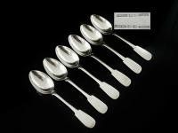 6 Scottish Provincial Silver Dessert Spoons, Robert Keay & Son, Perth c.1830 (11 of 11) 6 Scottish Provincial Silver Dessert Spoons, Robert Keay & Son, Perth c.1830 (11 of 11)