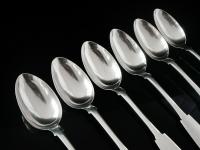 6 Scottish Provincial Silver Dessert Spoons, Robert Keay & Son, Perth c.1830 (4 of 11) 6 Scottish Provincial Silver Dessert Spoons, Robert Keay & Son, Perth c.1830 (4 of 11)