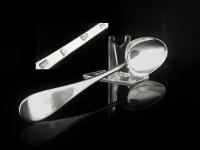 Scottish Provincial Silver Serving Table Spoon, William Scott, Dundee c.1780 (12 of 12) Scottish Provincial Silver Serving Table Spoon, William Scott, Dundee c.1780 (12 of 12)