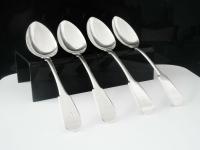 4 Scottish Provincial Silver Dessert Spoons, Aberdeen c.1840, James Berry (2 of 12) 4 Scottish Provincial Silver Dessert Spoons, Aberdeen c.1840, James Berry (2 of 12)
