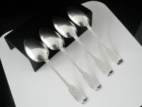4 Scottish Provincial Silver Dessert Spoons, Aberdeen c.1840, James Berry (6 of 12) 4 Scottish Provincial Silver Dessert Spoons, Aberdeen c.1840, James Berry (6 of 12)