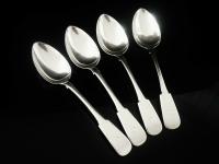 4 Scottish Provincial Silver Dessert Spoons, Aberdeen c.1840, James Berry (9 of 12) 4 Scottish Provincial Silver Dessert Spoons, Aberdeen c.1840, James Berry (9 of 12)