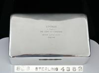Large Silver Cigar Box, Gorham, Monymusk Scotland c.1949 (9 of 11) Large Silver Cigar Box, Gorham, Monymusk Scotland c.1949 (9 of 11)