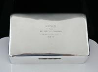 Large Silver Cigar Box, Gorham, Monymusk Scotland c.1949 (10 of 11) Large Silver Cigar Box, Gorham, Monymusk Scotland c.1949 (10 of 11)