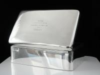 Large Silver Cigar Box, Gorham, Monymusk Scotland c.1949 (5 of 11) Large Silver Cigar Box, Gorham, Monymusk Scotland c.1949 (5 of 11)