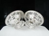 Pair of Silver Openwork Pedestal Dishes, Emile Viner, Sheffield 1933 (7 of 12) Pair of Silver Openwork Pedestal Dishes, Emile Viner, Sheffield 1933 (7 of 12)