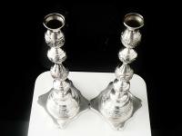 Impressive Large Silver Candlesticks, London 1922, Rosenzweig, Taitelbaum & Co (10 of 12) Impressive Large Silver Candlesticks, London 1922, Rosenzweig, Taitelbaum & Co (10 of 12)