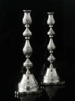 Impressive Large Silver Candlesticks, London 1922, Rosenzweig, Taitelbaum & Co (11 of 12) Impressive Large Silver Candlesticks, London 1922, Rosenzweig, Taitelbaum & Co (11 of 12)