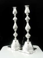 Impressive Large Silver Candlesticks, London 1922, Rosenzweig, Taitelbaum & Co (6 of 12) Impressive Large Silver Candlesticks, London 1922, Rosenzweig, Taitelbaum & Co (6 of 12)