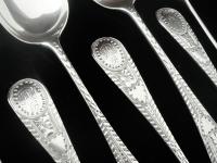 12 Cased Antique Silver Teaspoons & Tongs, London 1892, Wakely & Wheeler (4 of 10) 12 Cased Antique Silver Teaspoons & Tongs, London 1892, Wakely & Wheeler (4 of 10)