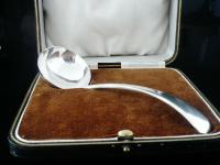 Cased Silver Sauce Ladle, Walker & Hall, Sheffield 1940 (3 of 7) Cased Silver Sauce Ladle, Walker & Hall, Sheffield 1940 (3 of 7)