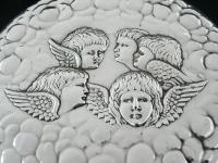 Large Silver Hand Mirror, Reynolds Angels Cherubs, Chester 1923, James Deakin (5 of 12) Large Silver Hand Mirror, Reynolds Angels Cherubs, Chester 1923, James Deakin (5 of 12)