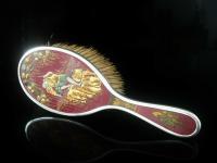 Japanese Theme Silver & Wood Hair Brush, Birmingham 1924, Henry Clifford Davis (2 of 8) Japanese Theme Silver & Wood Hair Brush, Birmingham 1924, Henry Clifford Davis (2 of 8)
