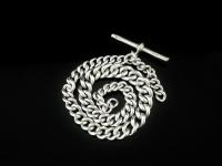 Antique Graduated Silver Pocket Watch Chain, William Joseph Spencer 1894 (2 of 6) Antique Graduated Silver Pocket Watch Chain, William Joseph Spencer 1894 (2 of 6)