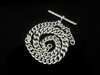 Antique Graduated Silver Pocket Watch Chain, William Joseph Spencer 1894 (6 of 6) Antique Graduated Silver Pocket Watch Chain, William Joseph Spencer 1894 (6 of 6)