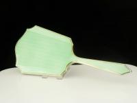 Art Deco Silver Green Enamel Hand Mirror, Hasset & Harper Ltd, Birmingham 1933 (2 of 12) Art Deco Silver Green Enamel Hand Mirror, Hasset & Harper Ltd, Birmingham 1933 (2 of 12)