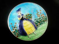 Large Silver Enamel Crinoline Lady Brooch, Birmingham 1946 (6 of 8) Large Silver Enamel Crinoline Lady Brooch, Birmingham 1946 (6 of 8)