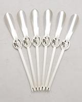 Beautiful Set of Silver Plated Lobster Picks c.1920 (3 of 5) Beautiful Set of Silver Plated Lobster Picks c.1920 (3 of 5)
