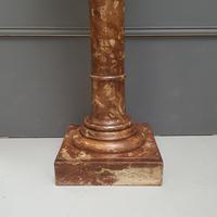 Antique Wooden Painted Marble Effect Bust Stand c.1880 (4 of 5) Antique Wooden Painted Marble Effect Bust Stand c.1880 (4 of 5)