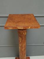 Antique Wooden Painted Marble Effect Fluted Bust Stand c.1880 (2 of 4) Antique Wooden Painted Marble Effect Fluted Bust Stand c.1880 (2 of 4)