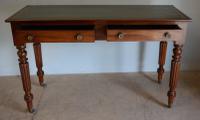 Mahogany 2 Drawer Writing Table c.1850 (2 of 5) Mahogany 2 Drawer Writing Table c.1850 (2 of 5)