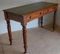 Mahogany 2 Drawer Writing Table c.1850 (3 of 5) Mahogany 2 Drawer Writing Table c.1850 (3 of 5)