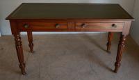 Mahogany 2 Drawer Writing Table c.1850 (5 of 5) Mahogany 2 Drawer Writing Table c.1850 (5 of 5)