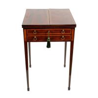 Sheraton Mahogany Patience Table (2 of 8) Sheraton Mahogany Patience Table (2 of 8)