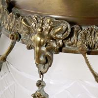 Opaque Glass & Brass Hall Lantern (7 of 8) Opaque Glass & Brass Hall Lantern (7 of 8)