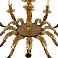 Gilt Brass 12 Branch Chandelier c.1920 (7 of 8) Gilt Brass 12 Branch Chandelier c.1920 (7 of 8)
