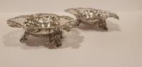 Silver Bon Bon Dishes London 1902 by William Hutton (3 of 8) Silver Bon Bon Dishes London 1902 by William Hutton (3 of 8)