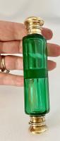 Green Double Ended Brass Mounted Perfume Scent Bottle (3 of 6) Green Double Ended Brass Mounted Perfume Scent Bottle (3 of 6)