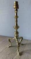 C Winn Registration Marked c.1890 Brass Tripod Table Lamp, Rewired & Pat Tested (4 of 13) C Winn Registration Marked c.1890 Brass Tripod Table Lamp, Rewired & Pat Tested (4 of 13)