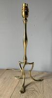 Tall Benson Style Brass Tripod Table Lamp; Rewired & PAT Tested (4 of 9) Tall Benson Style Brass Tripod Table Lamp; Rewired & PAT Tested (4 of 9)